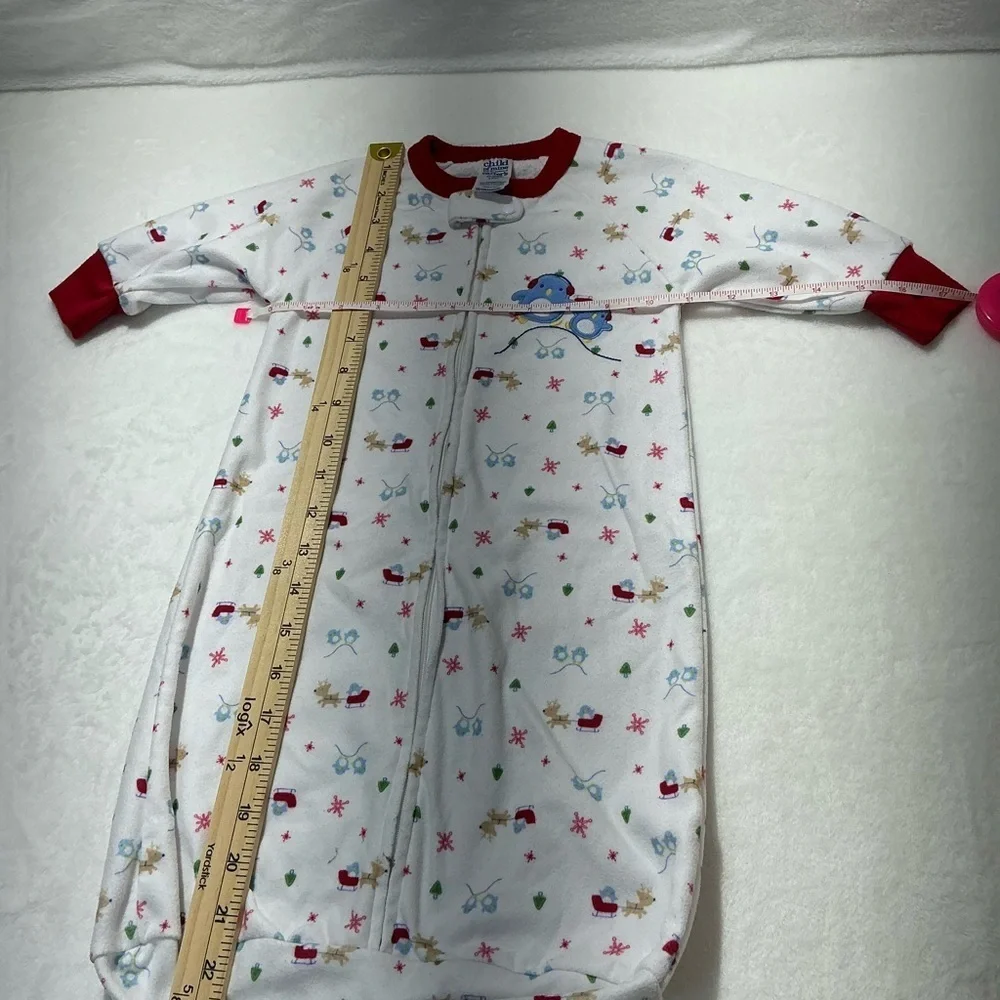 Carter’s Christmas Baby Onesie with Red Trim